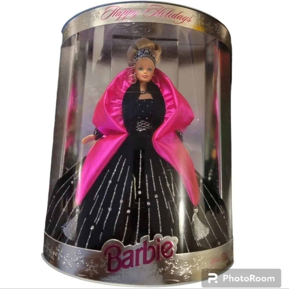 NIB! 1998 Happy Holidays Mattel#20200 Barbie RARE Box Error Misprint - Picture 8 of 8